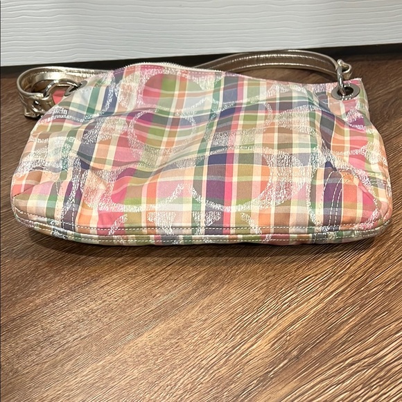 Coach Multicolor Plaid Shoulder Bag - Picture 4 of 10